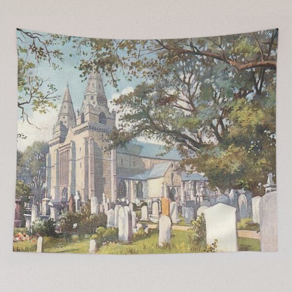 Item preview, Vintage Illustration of St Machar's Cathedral, Aberdeen designed and sold by yourscotland.