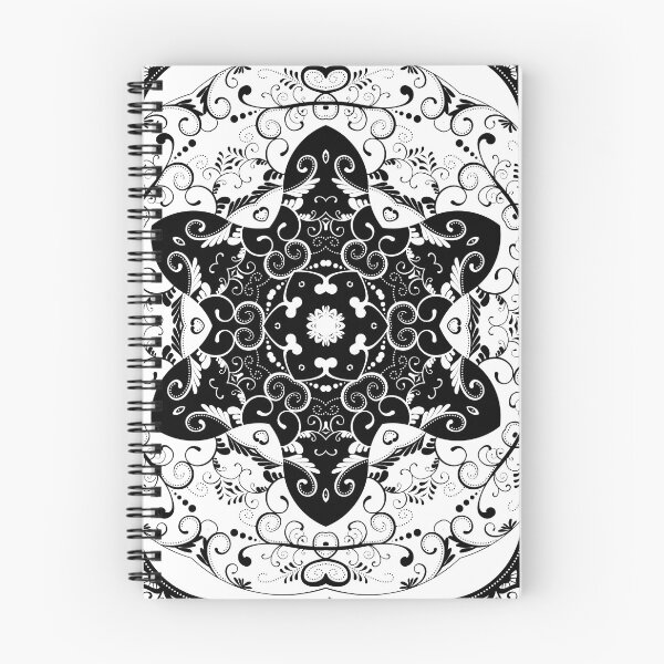 Aperçu de l'œuvre Mandala kaléidoscopique uni à thème tibétain créée et vendue par Matbu7.