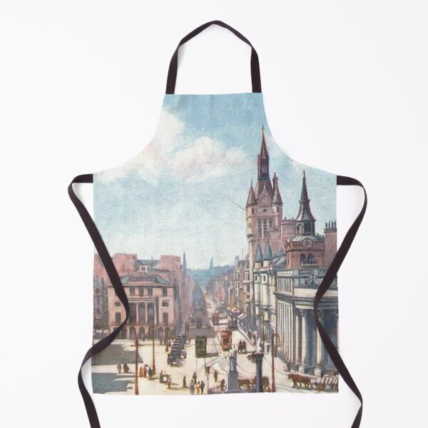 Item preview, Vintage Illustration of Castle Street and Union Street, Aberdeen designed and sold by yourscotland.