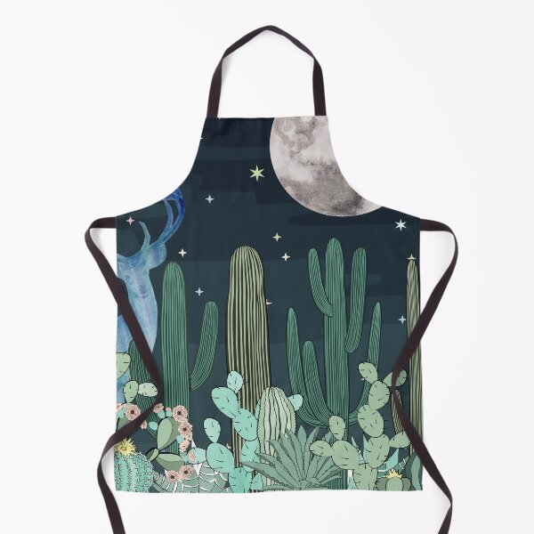 Item preview, Cacti Art | Deer Under The Moon | Cactus Art designed and sold by JooArtPrints  ★★★★★.