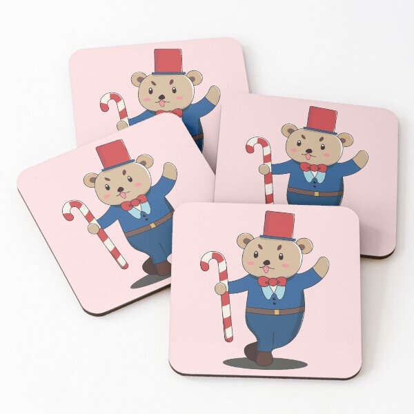 Item preview, Adios! Candy cane dancing bear designed and sold by Petrikovvy.