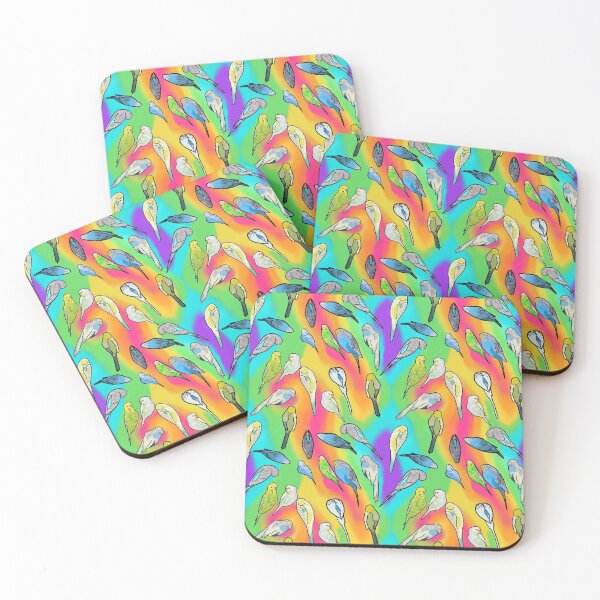 Item preview, Rainbow Parakeets designed and sold by JamieWetzel.