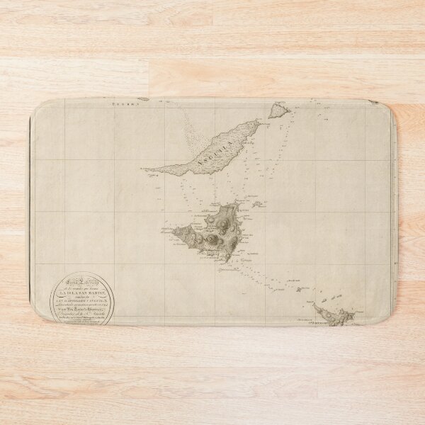 Item preview, Old St Martins, Anguilla & St Barts Island Map (1794) Caribbean Isles Vintage Chart designed and sold by BravuraMedia.