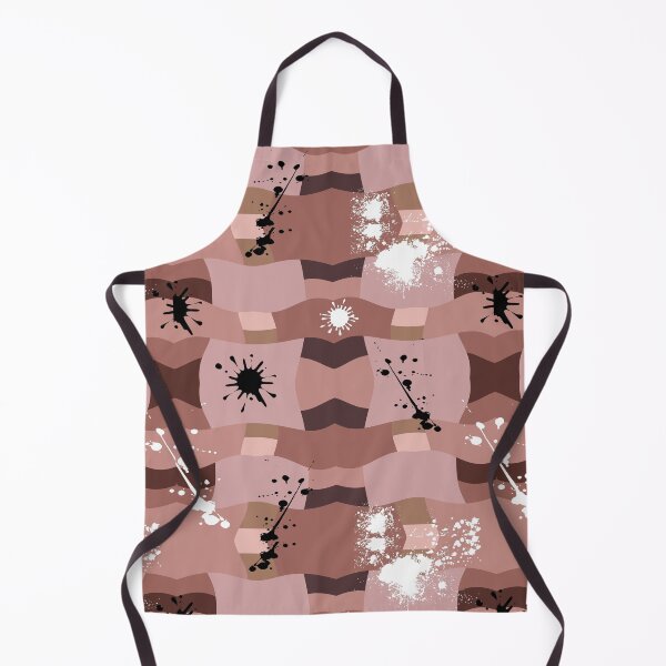 Item preview, black and white paint spot beige earthy color abstract pattern designed and sold by iampositive.