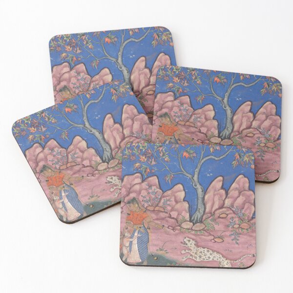 Item preview, The Woman Conversing with her Children, as the Leopard Returns designed and sold by HinduArtGallery.