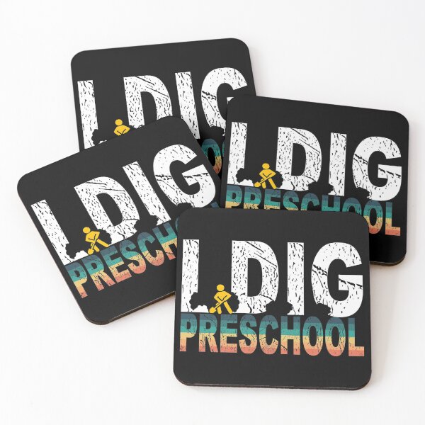 Item preview, I Dig Preschool, I Dig Preschool T-Shirt, I Dig Preschool Sticker designed and sold by DukeSTaurus.