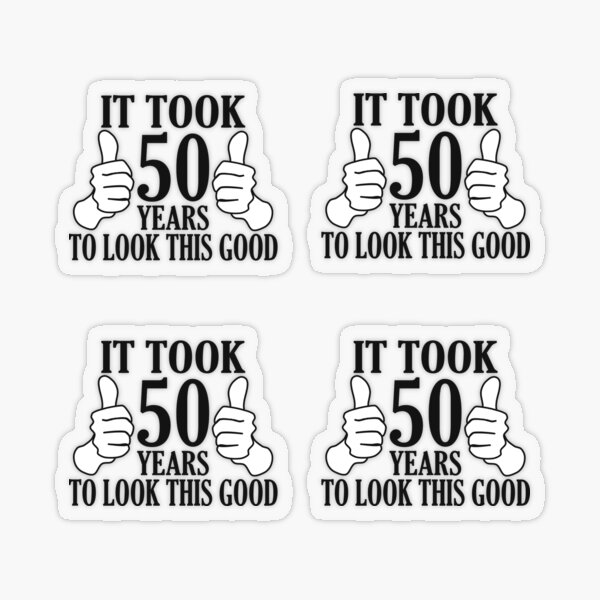 It Took 50 Years To Look This Good funny Throw Pillow for Sale by  DesignHouse07