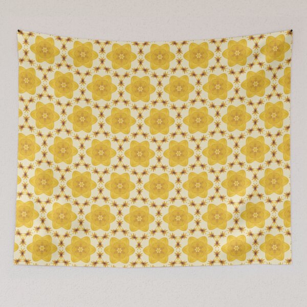 Item preview, Soft Geometric Pattern Based on Gloriosa Daisy Pattern designed and sold by cozycaroline.
