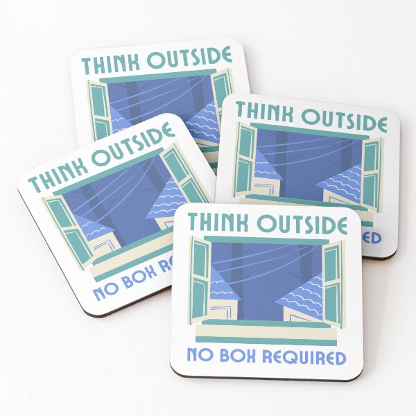 Item preview, Think Outside No Box Required designed and sold by SweetAndSpice.