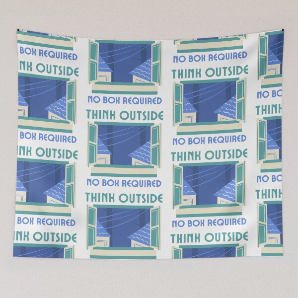 Item preview, Think Outside No Box Required designed and sold by SweetAndSpice.