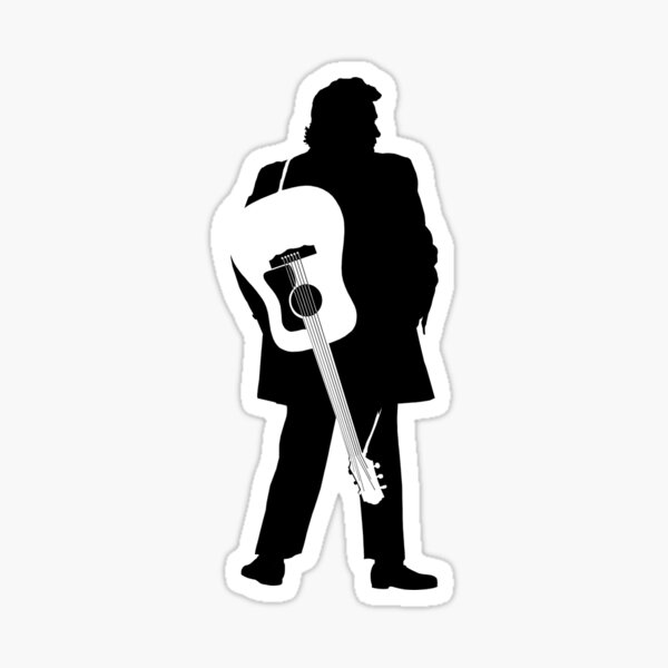 The Man In Black Sticker