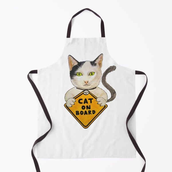Item preview, cat on board designed and sold by WONDER-ANING.