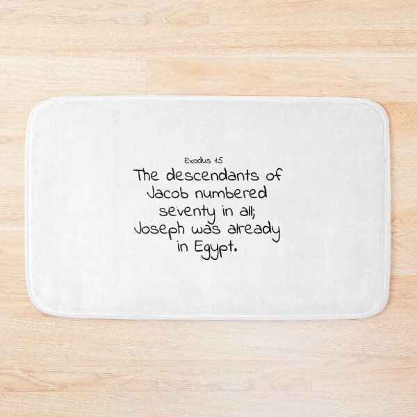Item preview, Bible verse: Exodus 1:5 designed and sold by john-3-16.