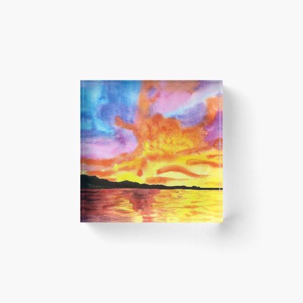 Item preview, Sunset on the waterfront designed and sold by HannahJWY.