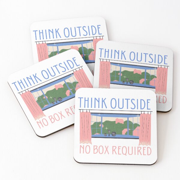 Item preview, Think Outside No Box Required designed and sold by SweetAndSpice.