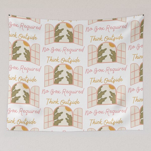 Item preview, Think Outside No Box Required designed and sold by SweetAndSpice.