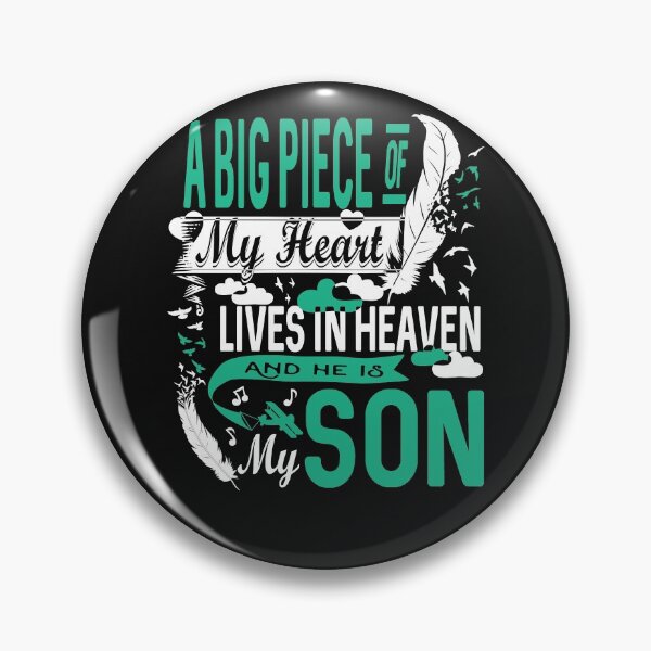 Item preview, A Big Piece Of My Heart Lives In Heaven - Memorial designed and sold by begin-again.