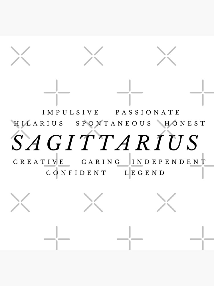 Sagittarius Word Zodiac Sign with Sagittarius Traits