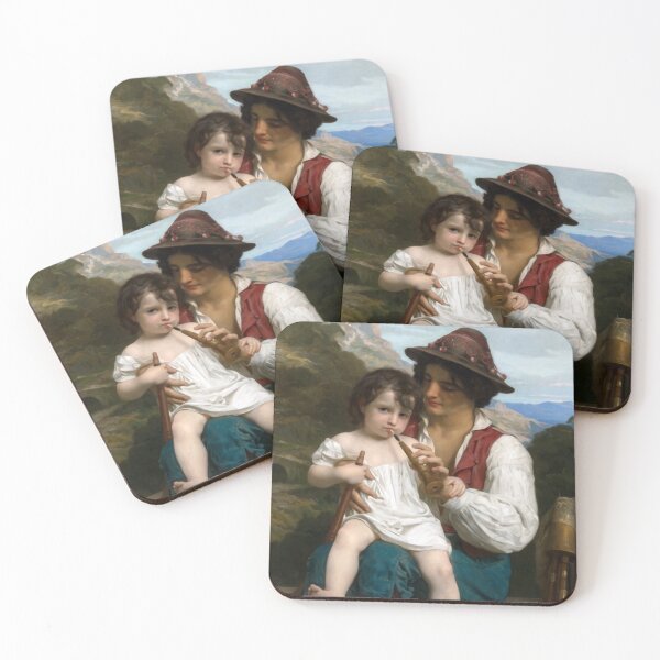 Item preview, The Flute Lesson by Bouguereau designed and sold by academic-art.