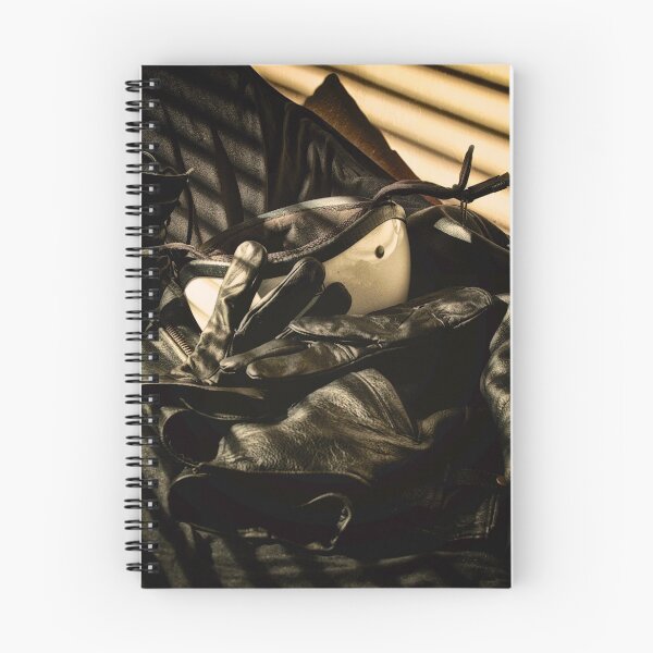 Item preview, still life of motorcycle gear stuff designed and sold by Stephen Orsillo.