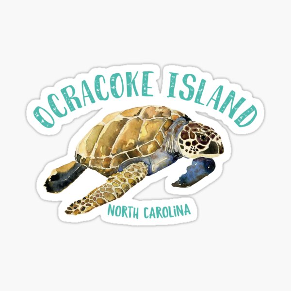 Item preview, Ocracoke Island North Carolina Sea Turtle Design designed and sold by Futurebeachbum.