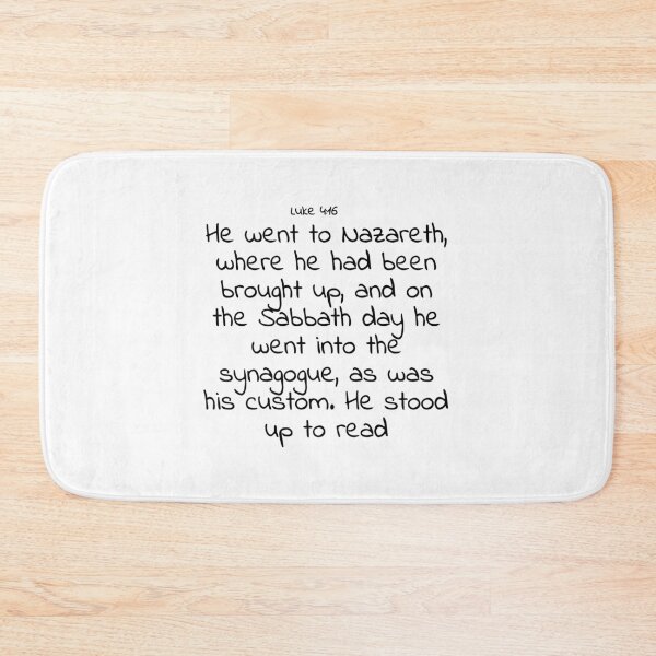 Item preview, Bible verse: Luke 4:16 designed and sold by john-3-16.