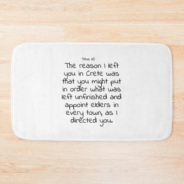 Item preview, Bible verse: Titus 1:5 designed and sold by john-3-16.