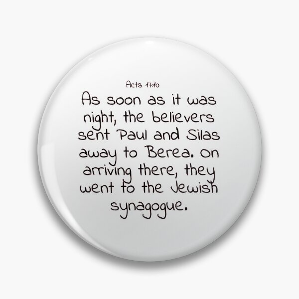 Item preview, Bible verse: Acts 17:10 designed and sold by john-3-16.