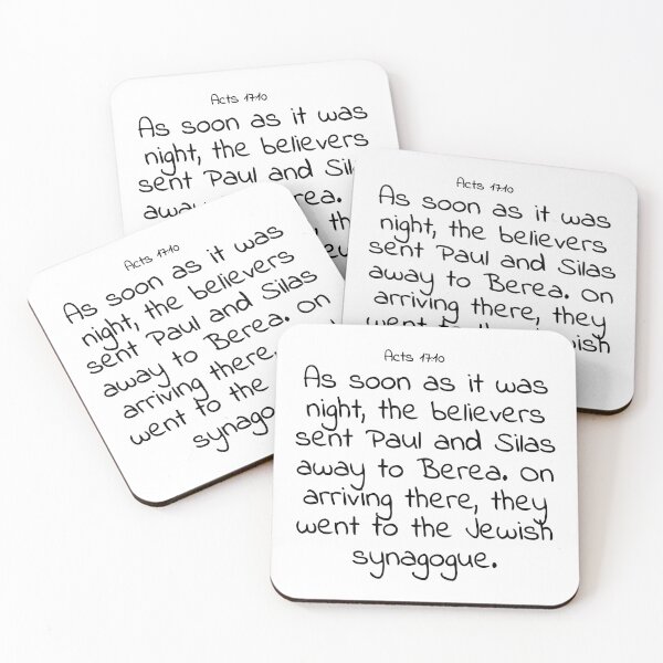 Item preview, Bible verse: Acts 17:10 designed and sold by john-3-16.
