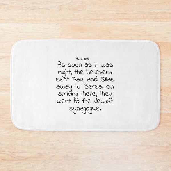 Item preview, Bible verse: Acts 17:10 designed and sold by john-3-16.
