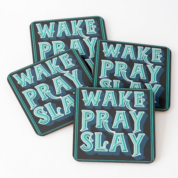 Item preview, Wake Slay Pray designed and sold by Bricke.
