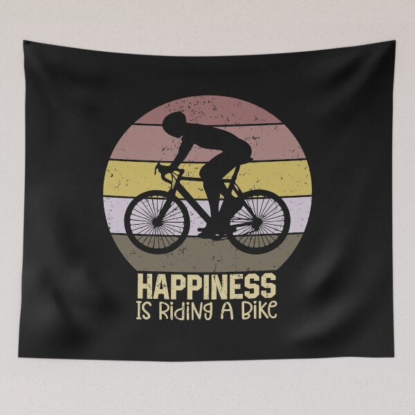 Item preview, Happiness is riding a bike designed and sold by omaeth303.