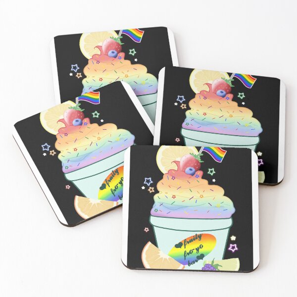 Item preview, pride flag fro-yo designed and sold by FireyPanda.