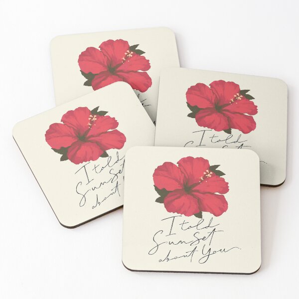 Item preview, I Told Sunset About You - Hibiscus Flower Title Design designed and sold by marina ralston.