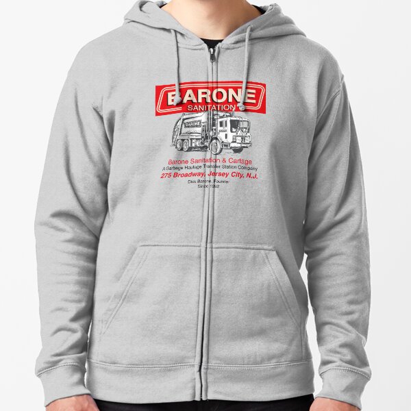 Barone Sanitation Zipped Hoodie