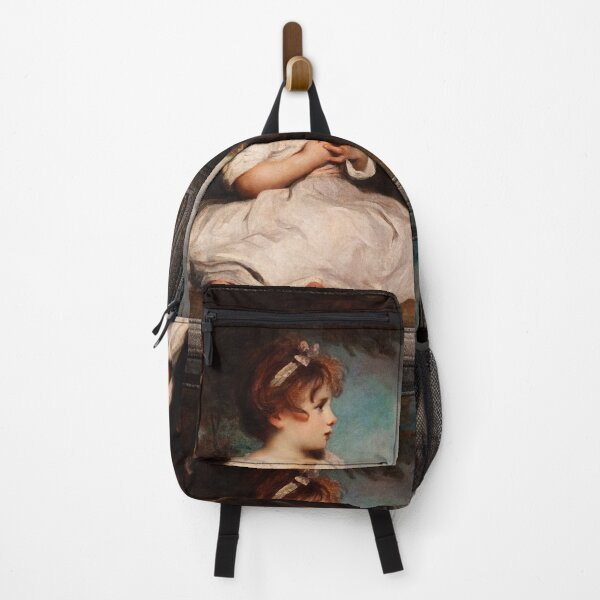 The Age of Innocence by Joshua Reynolds Old Masters Reproductions Backpack