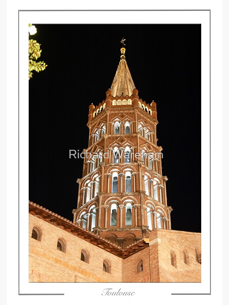 Affiche Toulouse - Basilique Saint-Sernin