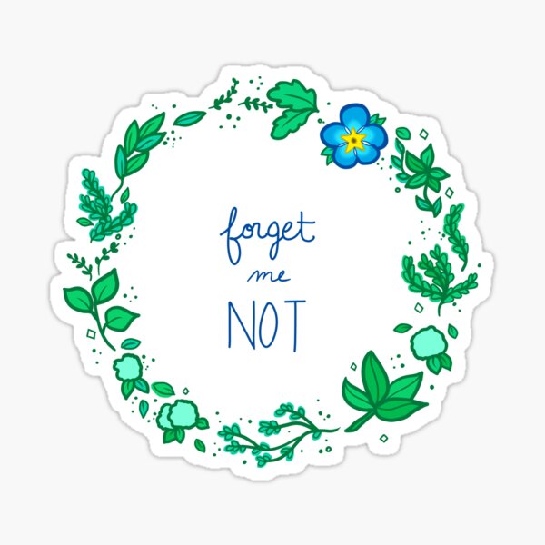 Myosotis Sticker