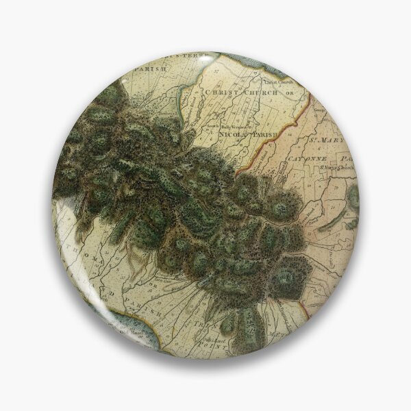 Item preview, Old St Kitts Map (1794) Vintage Saint Christopher Island Atlas designed and sold by BravuraMedia.