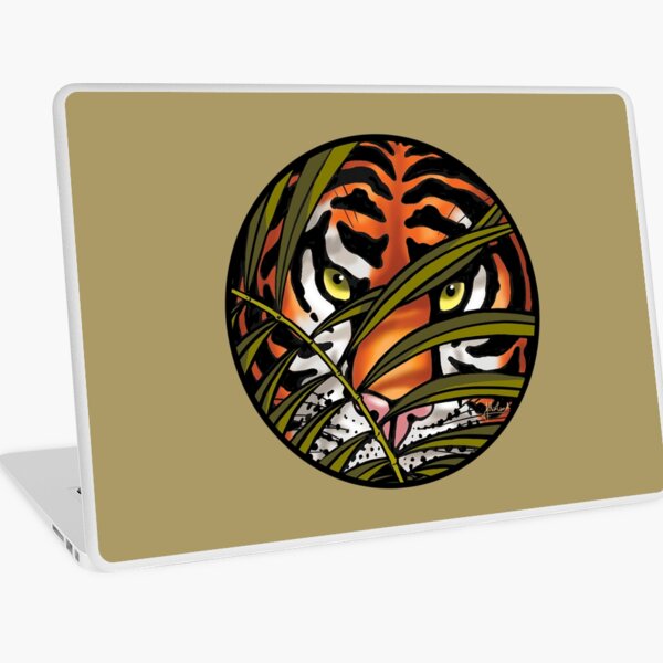 Tiger - in the shadows Laptop Skin