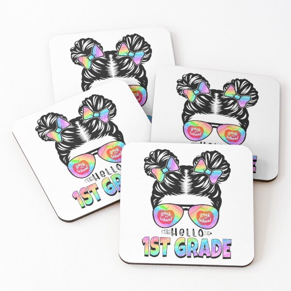 Item preview, Hello 1st Grade Space Buns Back To School designed and sold by goyette20.