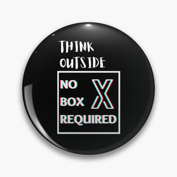 Item preview, Think Outside No Box Required designed and sold by The Singular Store.