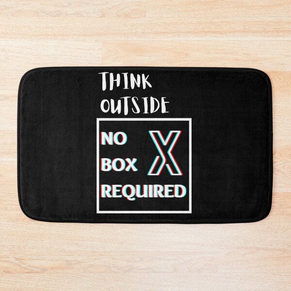 Item preview, Think Outside No Box Required designed and sold by The Singular Store.