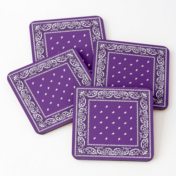 Item preview, Purple Paisley Bandanna designed and sold by obviouslogic.
