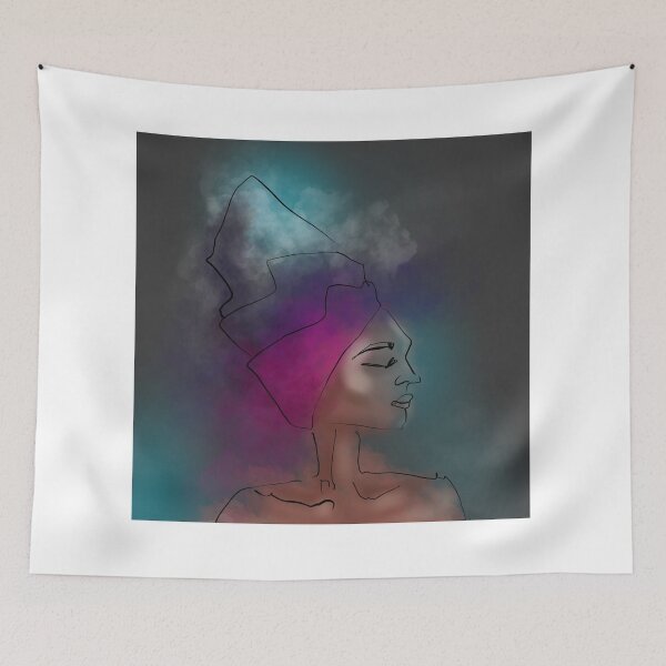 Item preview, Portrait of an African woman with radiance designed and sold by Aksena.