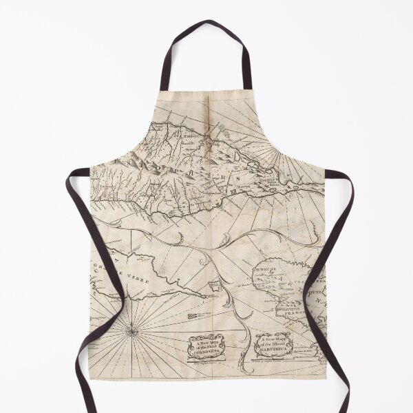 Item preview, Old St Kitts, Guadeloupe & Martinique Map (1794) Vintage French West Indies Islands Chart designed and sold by BravuraMedia.