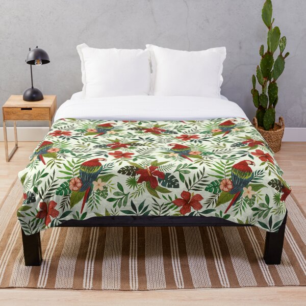 Item preview, Tropical Parrot Pattern designed and sold by Lauren Ullrich.