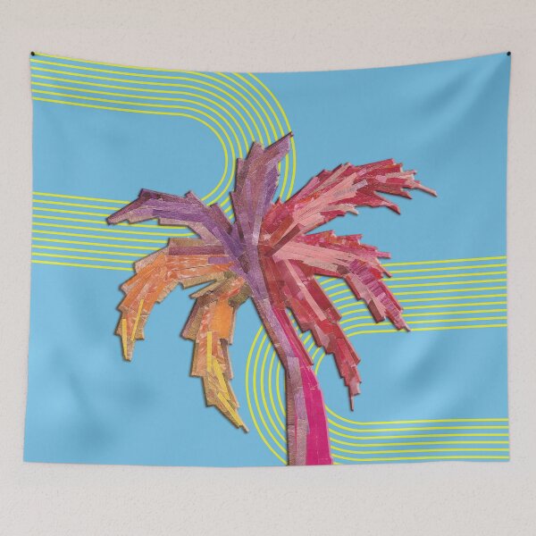 Item preview, Pink Palm Tree (Collage) designed and sold by Kate Ferguson.