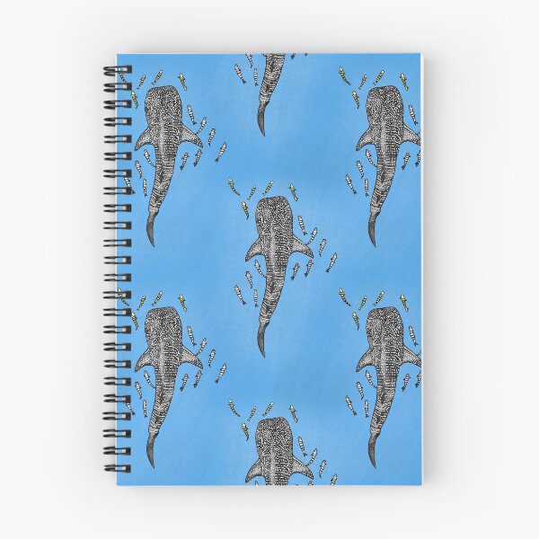 Item preview, Whale Shark and pilot fish pattern designed and sold by Quick Brown Fox Canada.