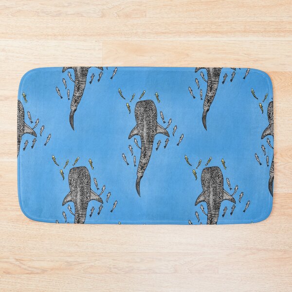 Item preview, Whale Shark and pilot fish pattern designed and sold by Quick Brown Fox Canada.